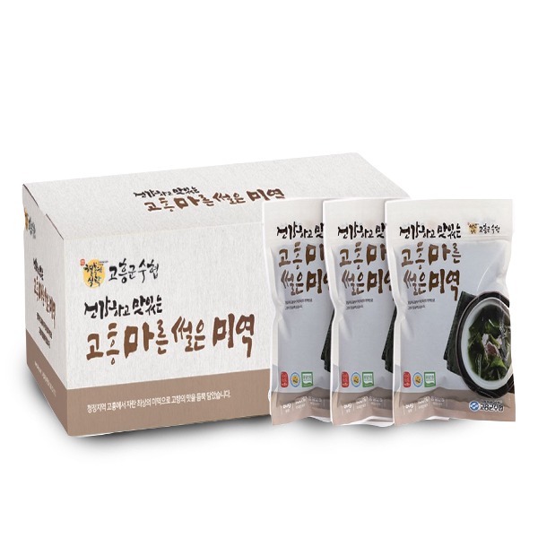 [3월특가][고흥군수협] 마른 썰은 미역 (80g x10봉)(무료배송)