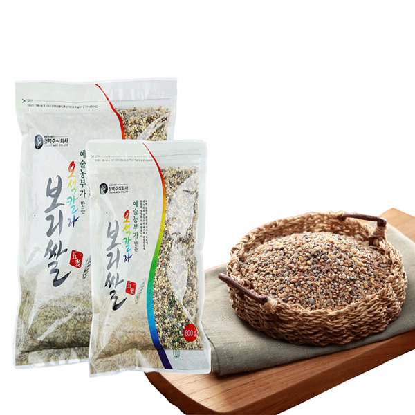 [전북고창] 예술농부가 만든 오색칼라 보리쌀 20kg